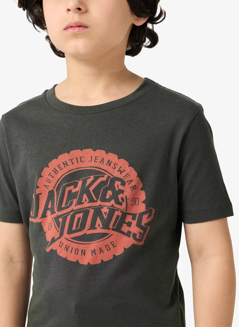 Jack & Jones Junior Youth Graphic Crew Neck T-Shirt